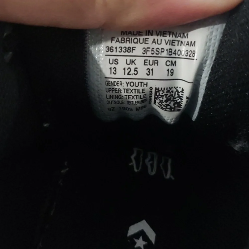 Navy Blue Converse Size 13‎